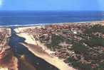 Cpsm Mimizan Plage (40, Landes) Vue Générale Aérienne . Datée 1976 - Mimizan Plage