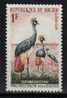 NIGER 1959 Timbre Neuf YT97 - Aves Gruiformes (Grullas)