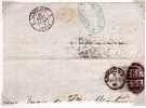 Devant De Lettre De 1881 / Front Of Letter Of 1881 Of London EC. 54 For Paris - Used Stamps