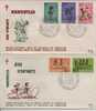 België FDC 1399/1403 Antwerpen (Kinderspelen) - 1961-1970