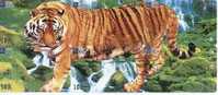 Tiger – Tigre – Tigresse – Tigers -  Jungle - Fauna – Wild Animals – Faune – Watterfall - Falls  - PUZZLE Of 6.cards - Dschungel