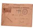 LETTRE  RECOMMANDEE DE SERVICE  1928 AVEC ENVELOPPE & LETTRE & CACHET PTT DE DIRECTION Marseille TAD MANUEL - Frankobriefe