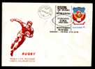 Romania 1983 Special Cover With Match Of Ruhby Romania-Poland FIRA Turneu. - Rugby