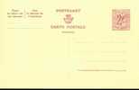 AP - Entier Postal - Carte Postale N° 163 - Chiffre Sur Lion Héraldique - 2,00 Fr Brun Carminé - NF - Cartes Postales 1951-..