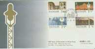 FDC-----1990----100 YEAR ELECTRICITY IN HK---BEACONSFIELD HOUSE CANCELLED ---2-- - Andere & Zonder Classificatie