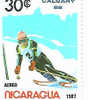 SKI JEUX OLYMPIQUES HIVER NICARAGUA CALGARY 1988 - Hiver 1988: Calgary