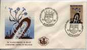 België FDC 1417 Bornem (Vlasnijverheid) - 1961-1970