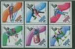 A280N0093 Ski Patinage Hockey Bobsleigh PA 422 à 427 Hongrie 1979 Neuf ** Jeux Olympiques De Lake Placid - Unused Stamps