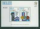 A280N0114 Medailles Et Flambeau Bloc 12 Belize 1980 Neuf ** Jeux Olympiques De Lake Placid - Belice (1973-...)