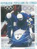 BOBSLEIGH TIMBRE NEUF REPUBLIQUE DU CONGO J.O CALGARY 1988 - Winter (Varia)