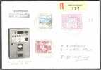 SWITZERLAND FRAMA STAMP ON REGISTERED COVER - Francobolli Da Distributore