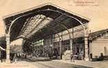31 MONTREJEAU Gare, Intérieur, Quais, Animée, Marquise, Ed Labouche 266, Haute Garonne, 1913 - Montréjeau