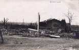 Carte Photo Sissonne (02, Aisne) Guerre : Maison Bombardée - Sissonne