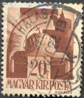 Pays : 226,2 (Hongrie : Royaume (Régence))  Yvert Et Tellier N° :  622 (o) - Used Stamps