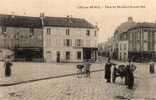 77 LIZY SUR OURCQ Place Du Marché Et Grande Rue, Animée, Imprimerie Librairie Flon, Ed Soyer, 191? - Lizy Sur Ourcq