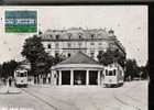 SUISSE Carte Maximum Num.Yvert 1161 TRAMWAY ZURICH 100 ANS - Maximumkarten (MC)