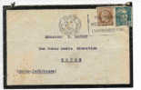 Lettre 4f50 Lsi Du 27/01/1947 Tarif 2/01/1947 2f50 Cérès De Mazelin+ 2f Marianne De Gandon Lettre De Deuil - 1945-47 Cérès De Mazelin