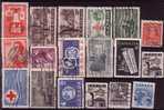 CANADA - 18 Timbres Obli - Used Stamps