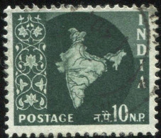 Pays : 229,1 (Inde : République)  Yvert Et Tellier N° :  100 (o) - Usados