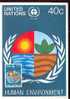 NATIONS UNIES NEW-YORK CARTE MAXIMUM NUM.YVERT 363 L ENVIRONNEMENT - Andere & Zonder Classificatie