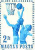 BASKET BALL TIMBRE NEUF HONGRIE 1964 CHAMPIONNAT D EUROPE FEMININ - Basket-ball