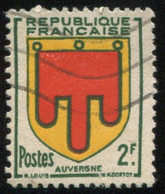 Pays : 189,06 (France : 4e République)  Yvert Et Tellier N° :  837 (o) - 1941-66 Escudos Y Blasones