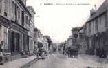 Cpa Fismes (51, Marne) Porte Et Faubourg De Soissons, Belle Animation, Commerces (café..), Publicités.. 1915. C.G. Edit - Fismes