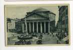 ITALIE /ROME LE PANTHEON  ASSEZ ANIMEE DE PASSANTS  ET ANCIENNES VOITURES  DE 1934 - Panthéon