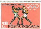 BOXE TIMBRE NEUF ROUMANIE JEUX OLYMPIQUES MUNICH 1972 - Boxe