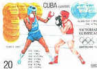 BOXE TIMBRE NEUF CUBA JEUX OLYMPIQUE BARCELONE 1992 - Pugilato