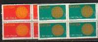 PGL - ITALY BLOCK OF FOUR** - 1970