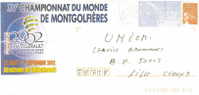 MONGOLFIERES PERET A POSTER FRANCE 2002 CHAMPIONNATS DU MONDE DE MONGOLFIERES  CHATELLERAULT - Airships