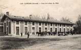 33 LANGON Gare Du Midi, Cour, Animée, Attelages, Automobile, Ed Gautreau 1006, 191? - Langon