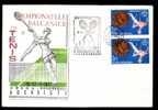 Romania  2X Covers With Special Cancell,tennis 1977,Balkanic Championship,very Rare. - Tenis