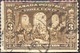 Pays :  84,1 (Canada : Dominion)  Yvert Et Tellier N° :   107-3 (o) Du Carnet - Timbres Seuls