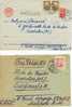 Rusland/Russie/USSR 2 Briefomslagen/ Enveloppes/entier. - Briefe U. Dokumente