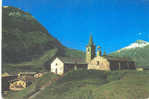 Bessans Eglise Et Chapelle St. Antoine . A Droite Pointe D´Endagne - Saint Jean De Maurienne