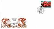 Fdc Transports > Maritime Gb 1988 The Armada 1588 Plymouth 21 July - Marittimi