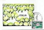 ITALIE CARTE MAXIMUM NUM.YVERT 1552 DESSINS D ENFANTS - Maximumkaarten