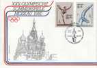 Fdc Sports > Gymnastique Urss 1980 JO Moscou Summerspiele Moskau Gymnastique - Gymnastique