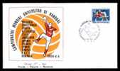 Romania 1975 Special Cover UNUVERSITAR WHORLD CHAMPIONSHIP HANDBALL,4.01.1975 - Handball