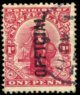 Pays : 362,1 (Nouvelle-Zélande : Dominion Britannique) Yvert Et Tellier N° : S  39 (o) - Dienstzegels