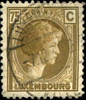 Pays : 286,04 (Luxembourg)  Yvert Et Tellier N° :   176 (o) - 1926-39 Charlotte De Perfíl Derecho