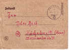 Lot 252: Lettre En Franchise Militaire Feldpost Avec Calendrier De 1943 Au Dos - Altri & Non Classificati