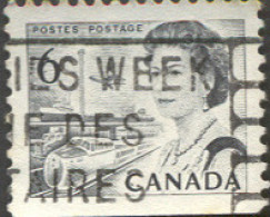 Pays :  84,1 (Canada : Dominion)  Yvert Et Tellier N° :   382 B D-3 (o) - Einzelmarken