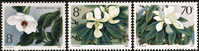 1986 CHINA T111  Magnolia FLOWERS 3V MNH - Nuovi