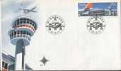 Fdc Transports >  Divers (Air) SWA 1977 Windhoek Tour De Contrôle Cachet Avion Aéroport - Autres (Air)