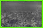 NEW YORK CITY, NY - RAINBOW ROOM - ROCKEFELLER CENTER - CARD TRAVEL IN 1955 - - Autres Monuments, édifices