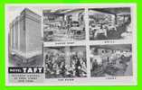 NEW YORK CITY, NY - HOTEL TAFT - 5 MULTIVIEWS - TRAVEL IN 1953 - - Bars, Hotels & Restaurants