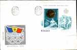 Romania FDC Olympic Games Montreal 1976 Rowing Sheet. - Remo